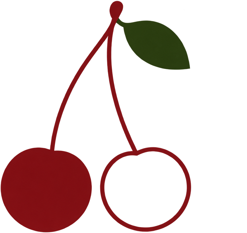 Handpicked cherry logo